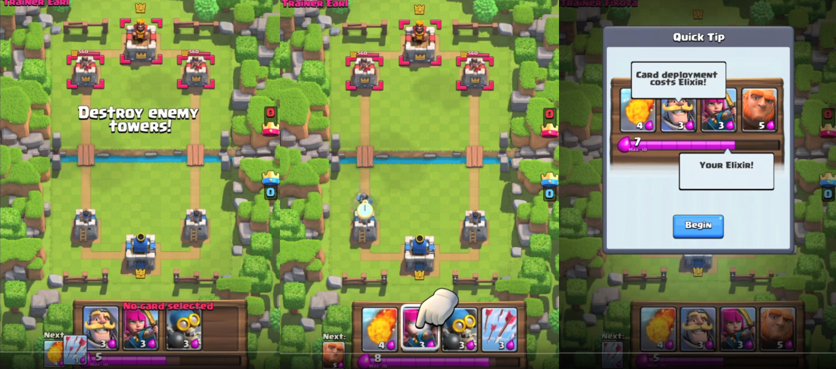 What Video Games taught us about User Onboarding - Clash Royale Video Game Onboarding - Helppier Blog