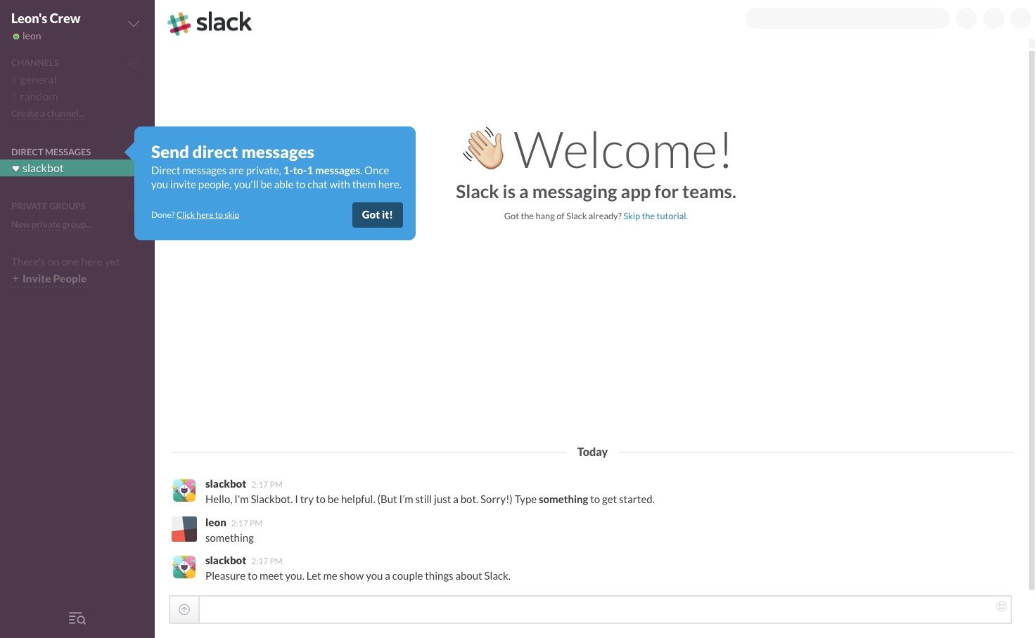 Slack tooltips example - Helppier Blog
