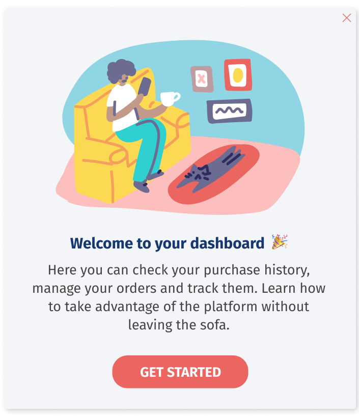 In-app Messages and Interactive User Guides for Onboarding - Helppier Welcome Messages