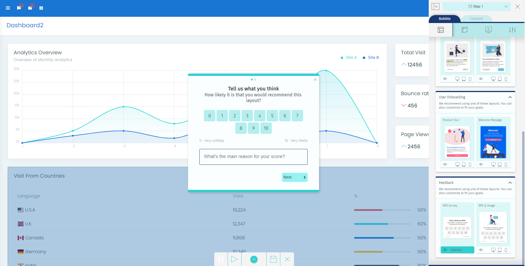 Helppier NPS Survey Tool