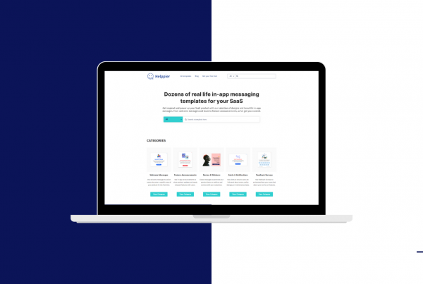 Launching online directory with over 40 in-app messaging templates for your SaaS - Helppier Blog